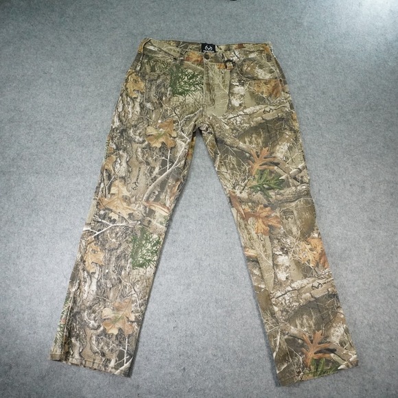 Realtree Pants Mens 32x32 amouflage Edge Straight Hunting Workwear Y2K - Picture 1 of 16